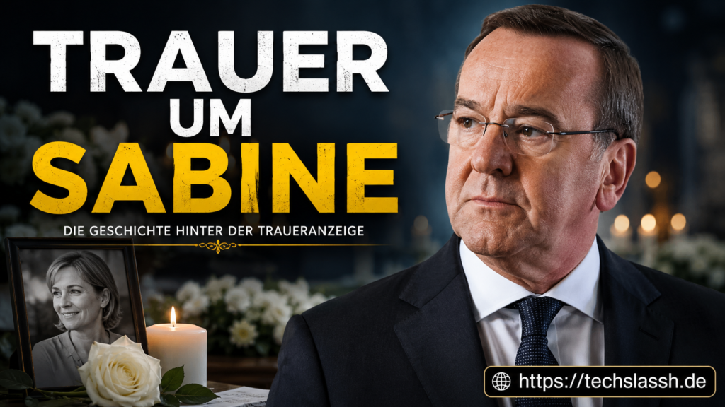 Boris Pistorius Sabine Pistorius Traueranzeige – Familie, Verlust und Hintergründe Boris Pistorius Sabine Pistorius Traueranzeige